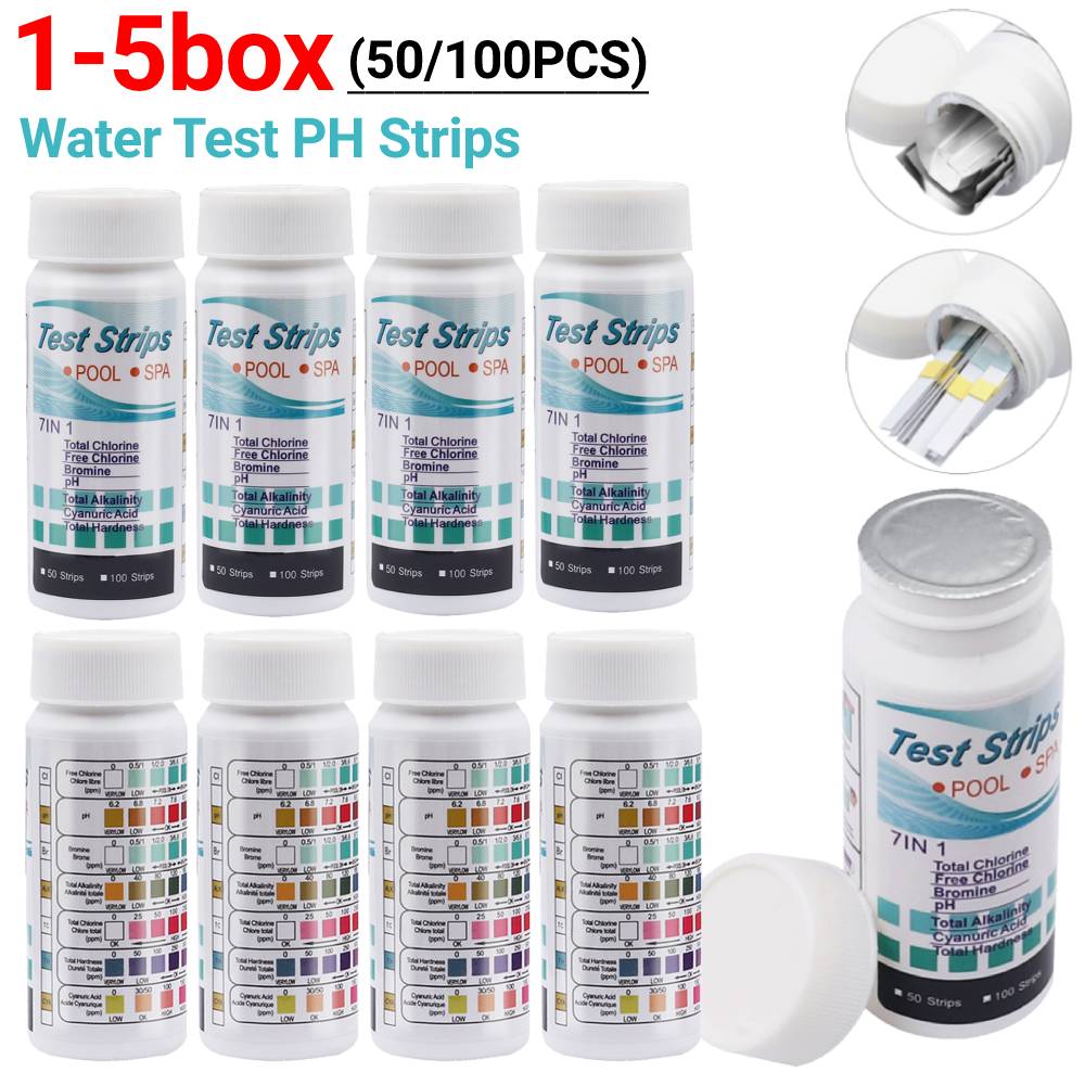 Aquarium Fish Quality - 50/100 szt. Paski testowe PH 7
