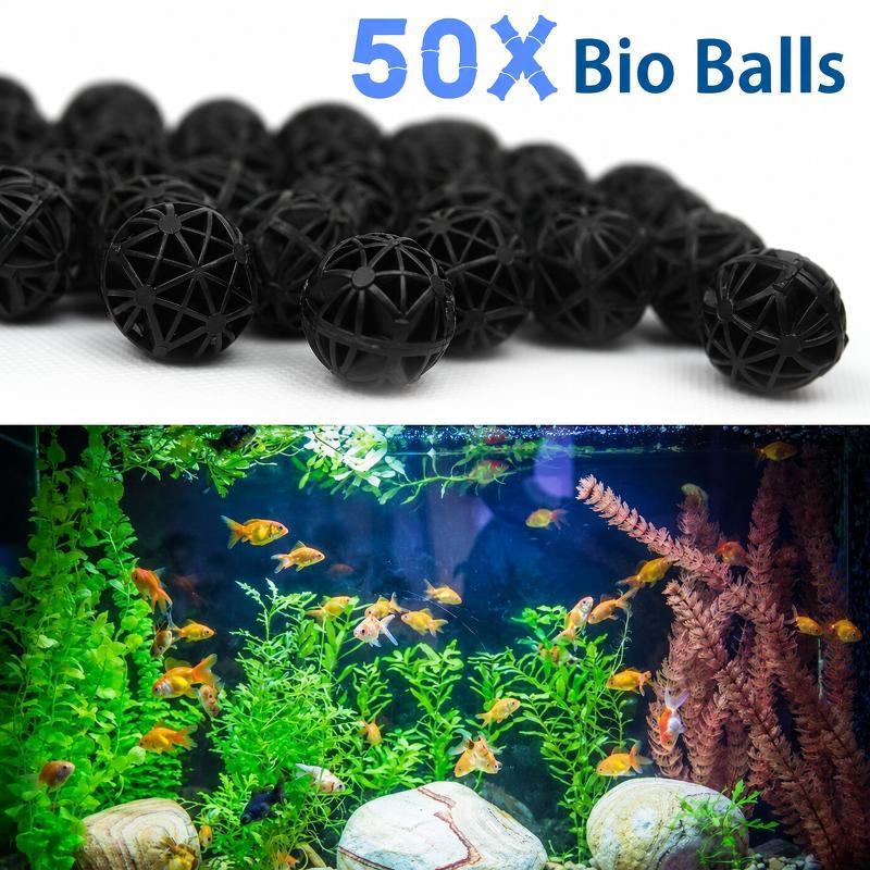 Aquarium Fish Quality - 50 szt. 16mm Kulki Filtracyjne do