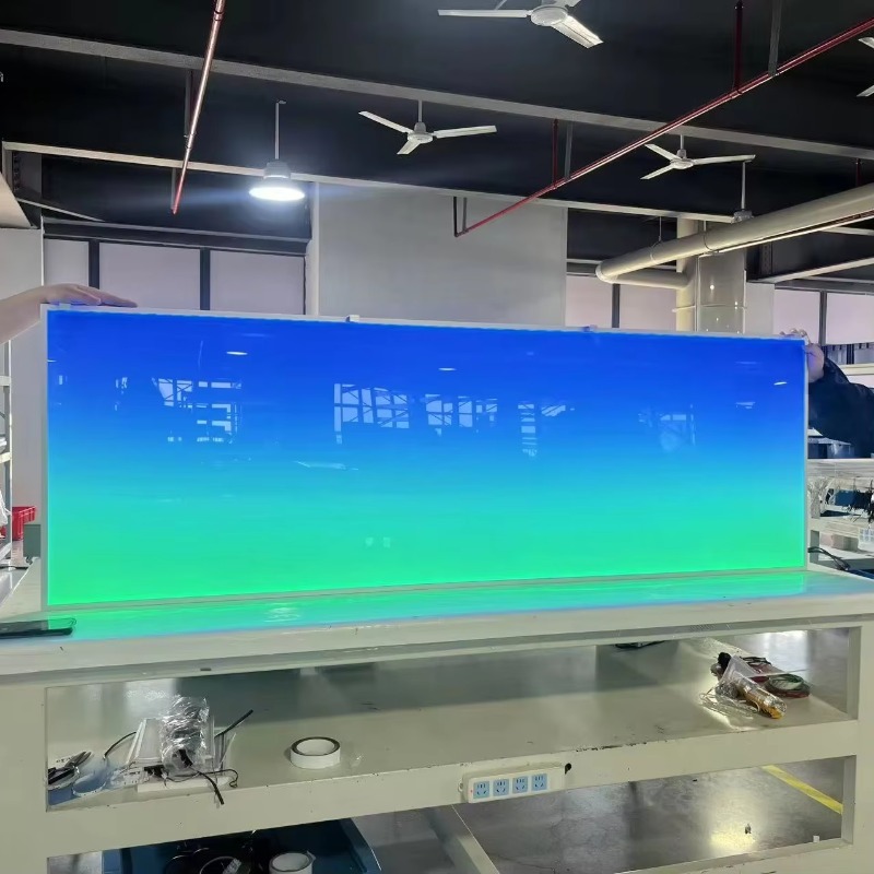 Aquarium Fish Rate - Akrylowa tablica tła LED RGB z