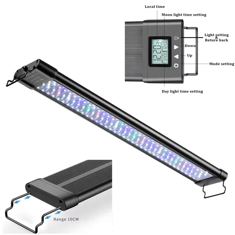 Aquarium Fish Lamp - Programowalny timer do oświetlenia LED akwarium,