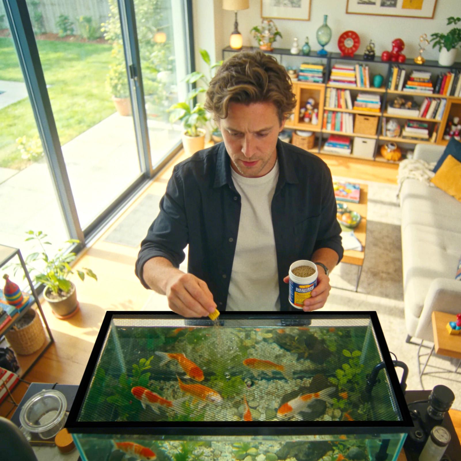 Aquarium Fish Net - Magnetyczna, wytrzymała siatka zabezpieczająca przed wypadaniem