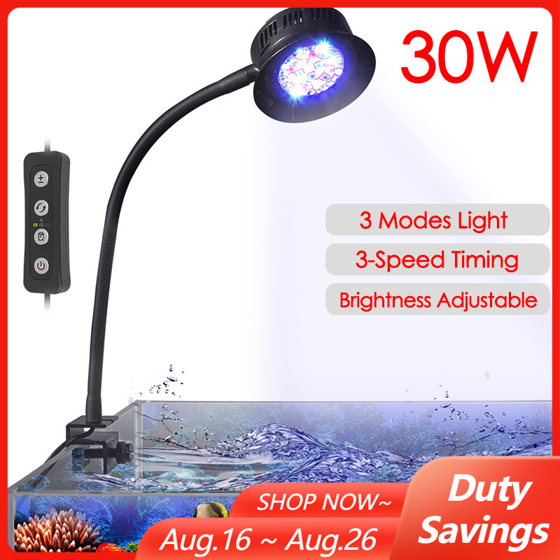 Aquarium Fish Lamp - 30W akwarium akwarium woda morska słonowodna