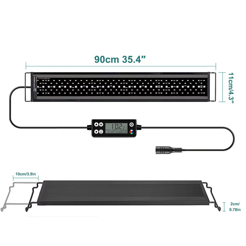 Aquarium Fish Light - SIROKA SRK-YFT 90 cm Pełnospektralne oświetlenie