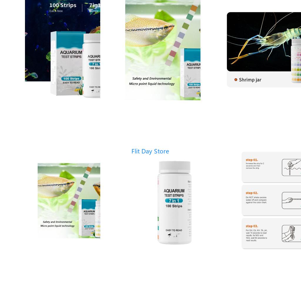 Aquarium Fish Quality - F92C 100 szt. Paski testowe do