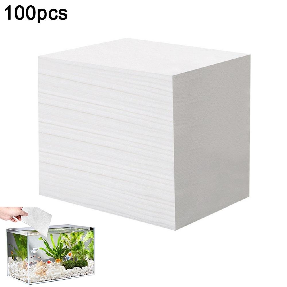 Aquarium Fish Yellow - 100 szt. Wydajnych arkuszy do oczyszczania