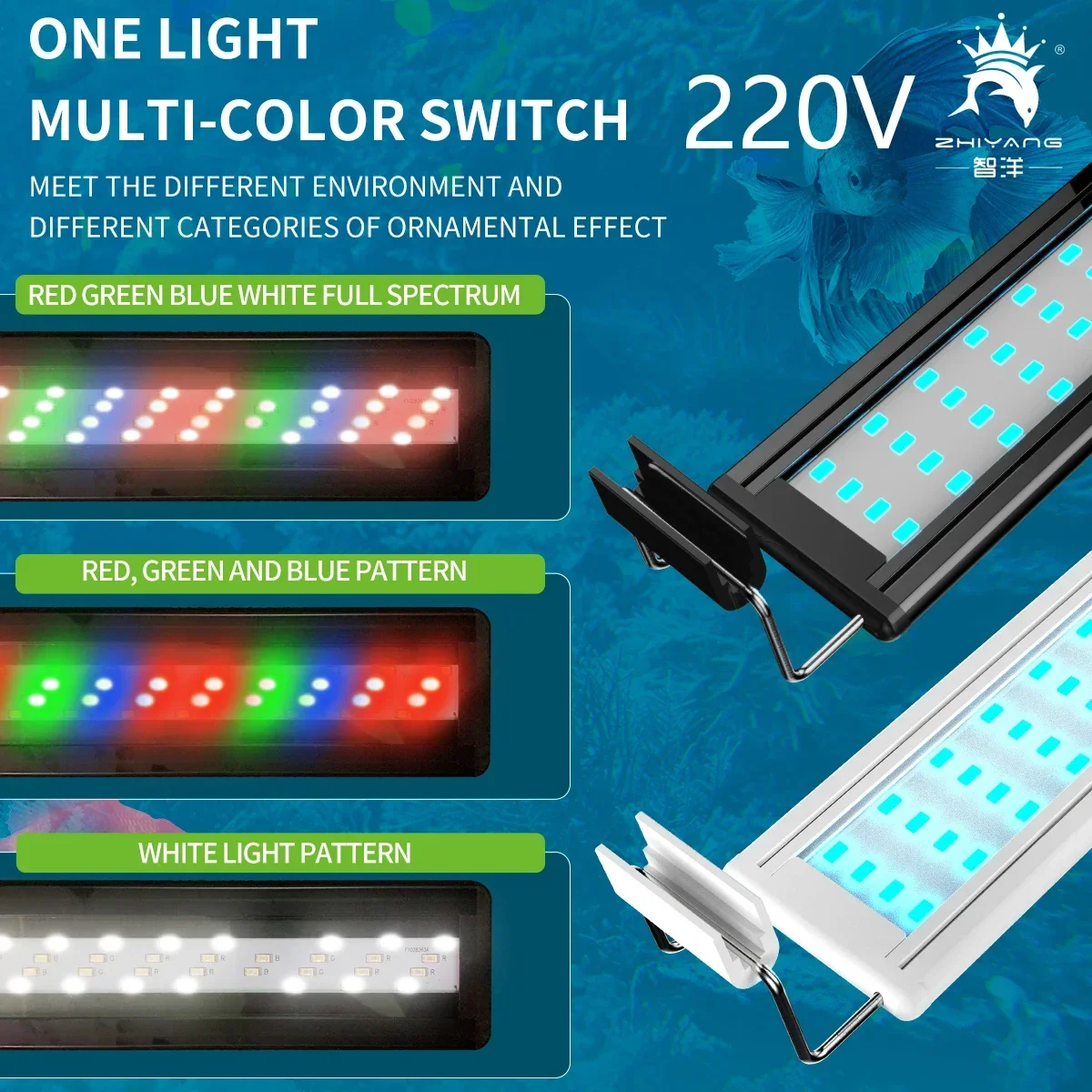 Lampa LED do akwarium 220V, po – Aquarium Fish Light recenzja i cena