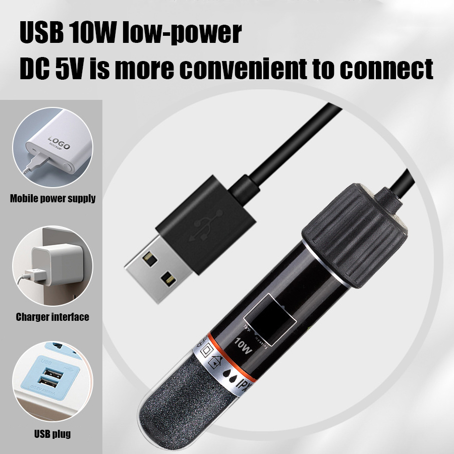 Grzałka USB Mini do Małego Akw – Aquarium Heater Submersible recenzja i cena