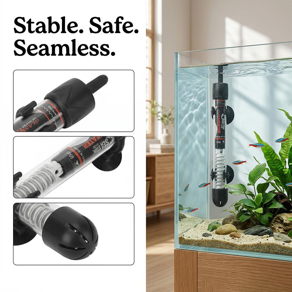 Regulowany Termostat Grzałka d – Aquarium Heater Submersible recenzja i cena