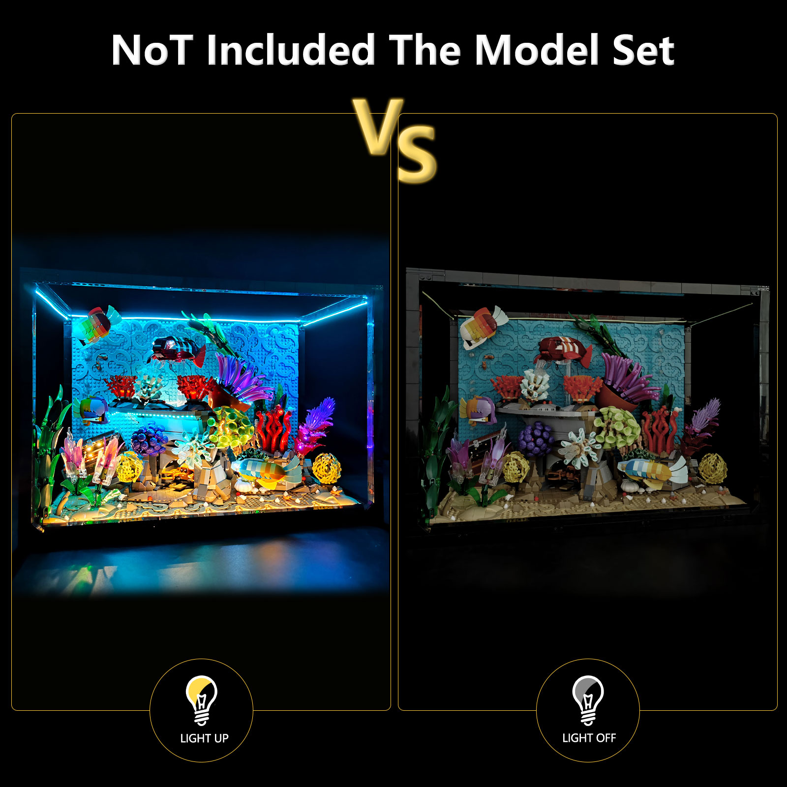 Zestaw oświetlenia LED LYBMTWF – Aquarium Fish Lamp recenzja i cena