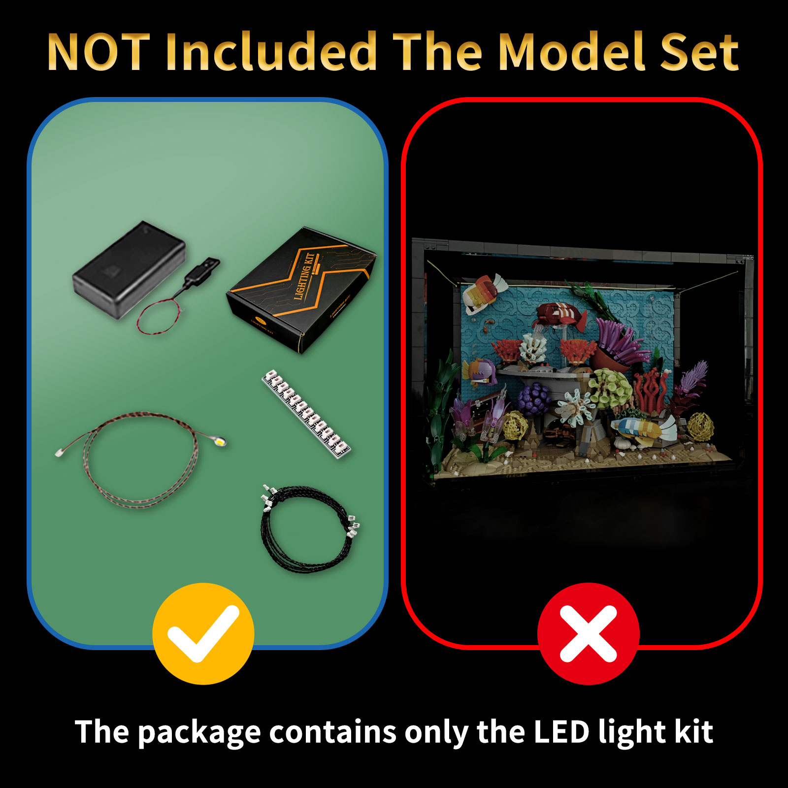Zestaw oświetlenia LED LYBMTWF – Aquarium Fish Lamp recenzja i cena