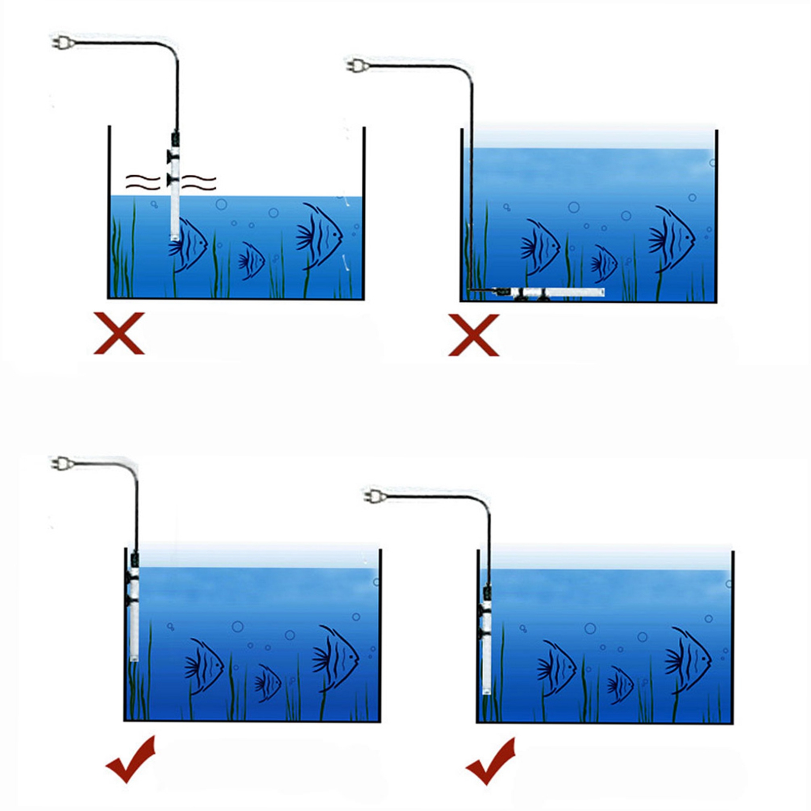 Grzałka zanurzeniowa do akwari – Aquarium Heater Submersible recenzja i cena