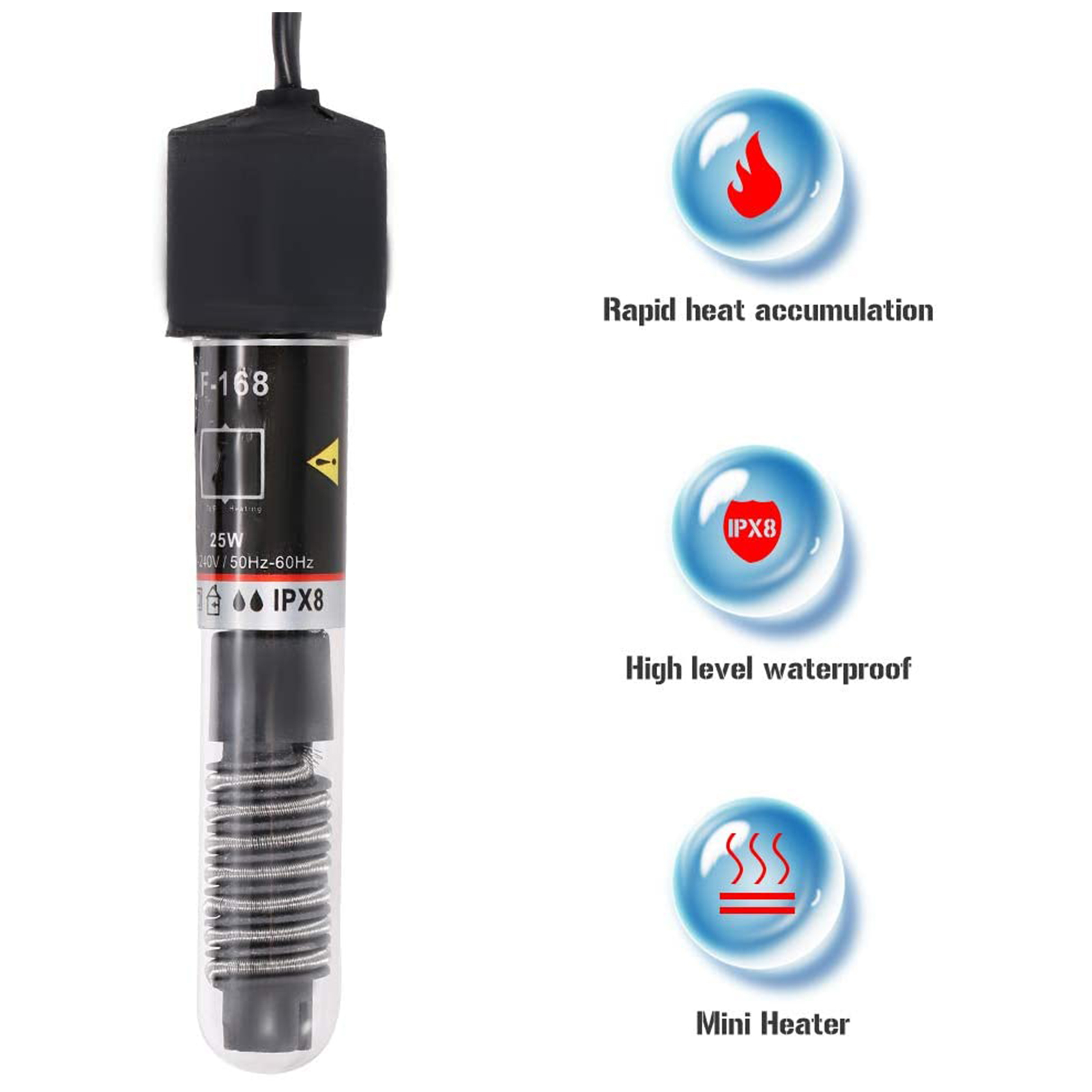 Mini grzałka akwariowa Zatapia – Aquarium Heater Submersible recenzja i cena
