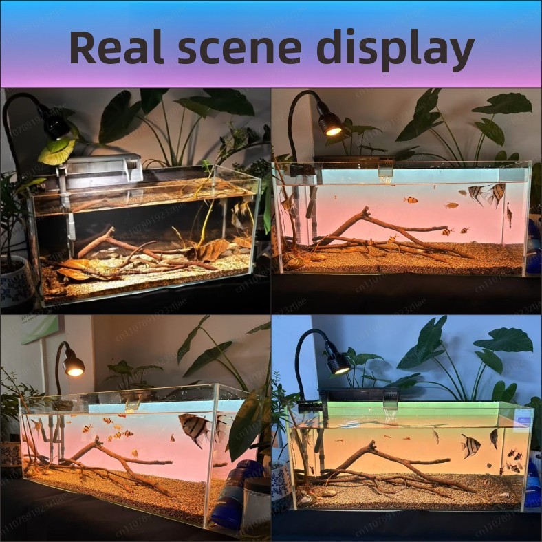 Czarny akrylowy panel oświetle – Aquarium Fish Light recenzja i cena