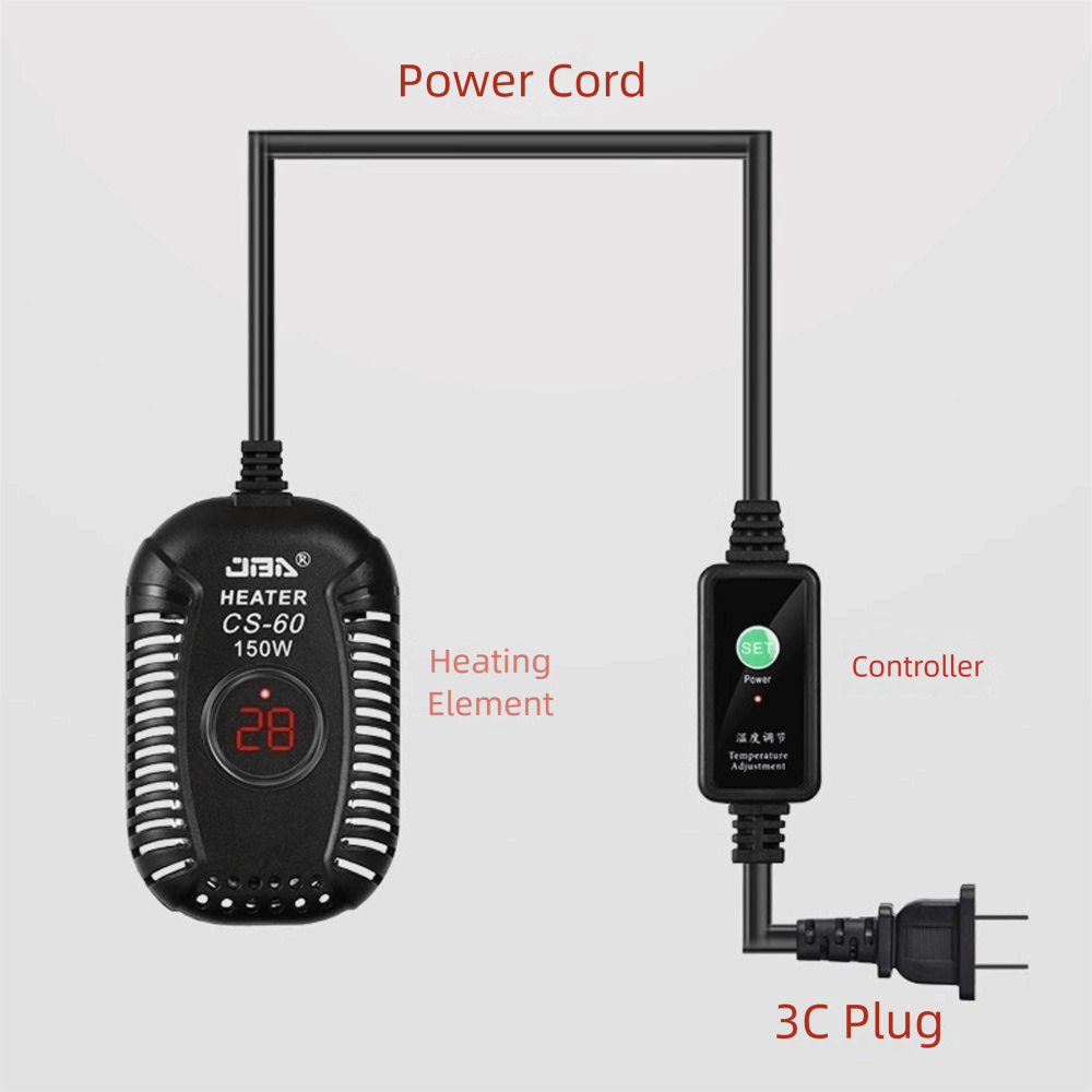 Grzałka akwariowa z kwarcowego – Aquarium Heater Submersible recenzja i cena