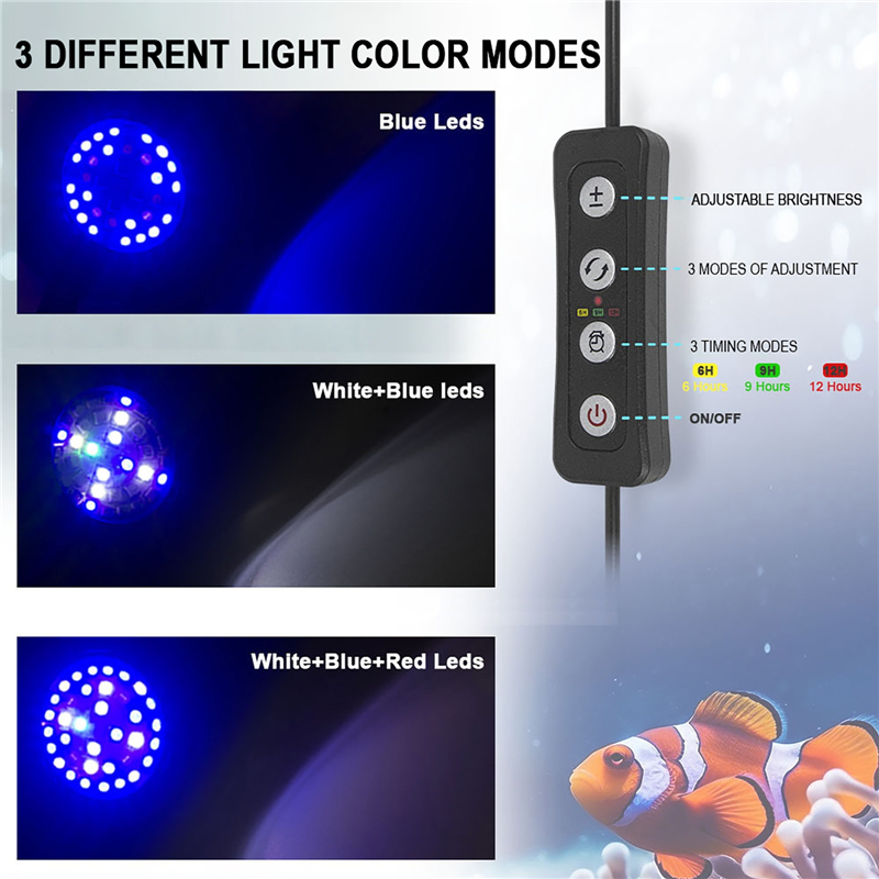 30W akwarium akwarium woda mor – Aquarium Fish Lamp recenzja i cena