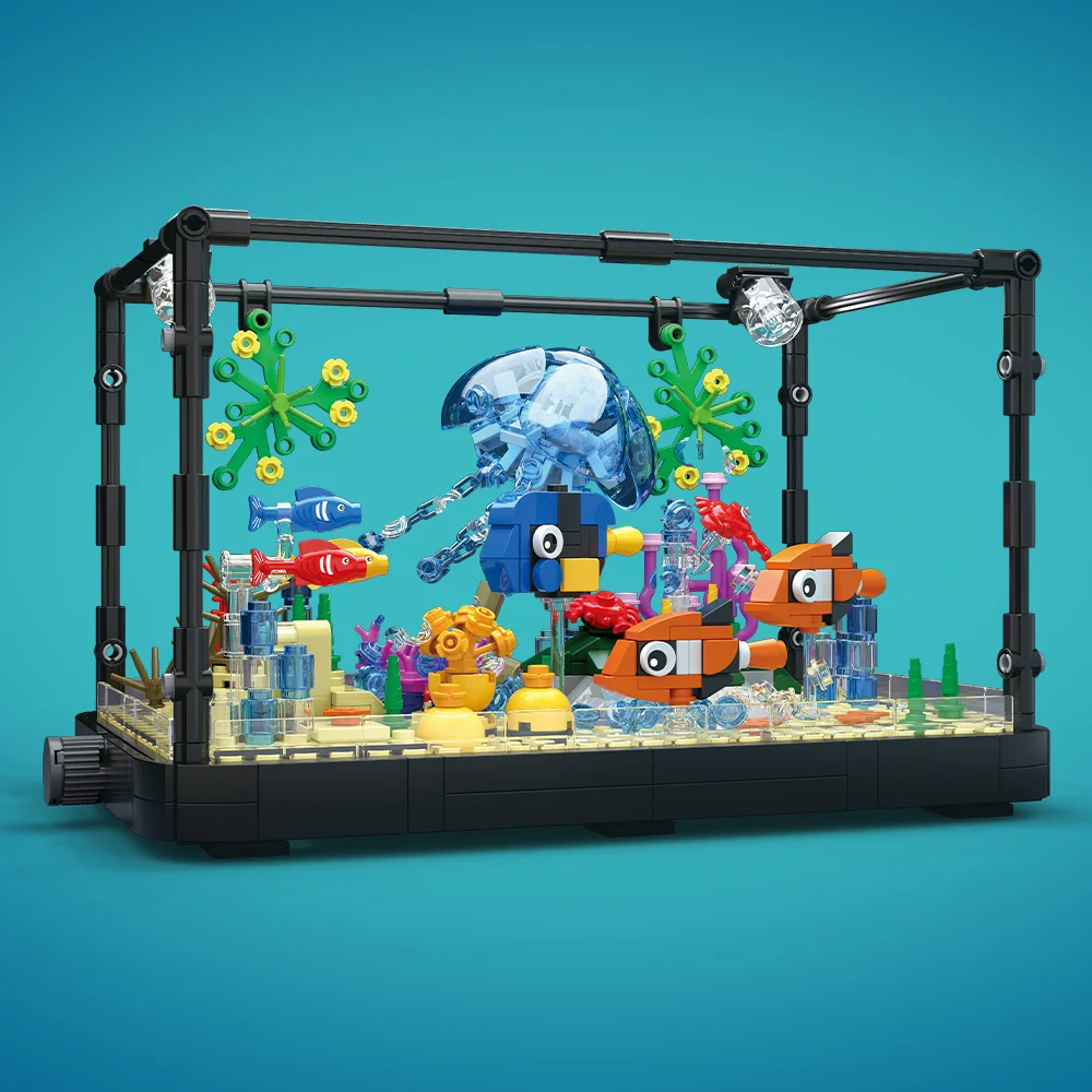 Zestaw klocków do budowy akwar – Aquarium Fish Light recenzja i cena