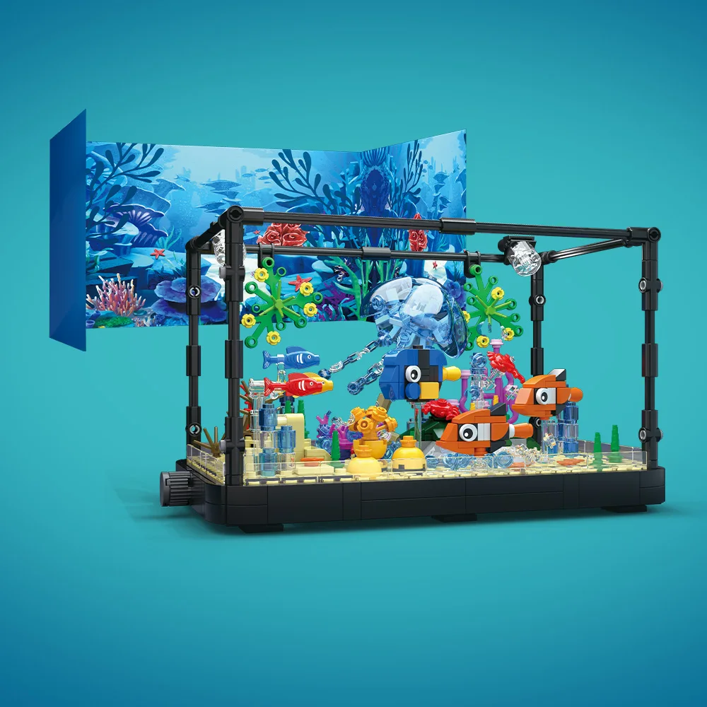 Zestaw klocków do budowy akwar – Aquarium Fish Light recenzja i cena