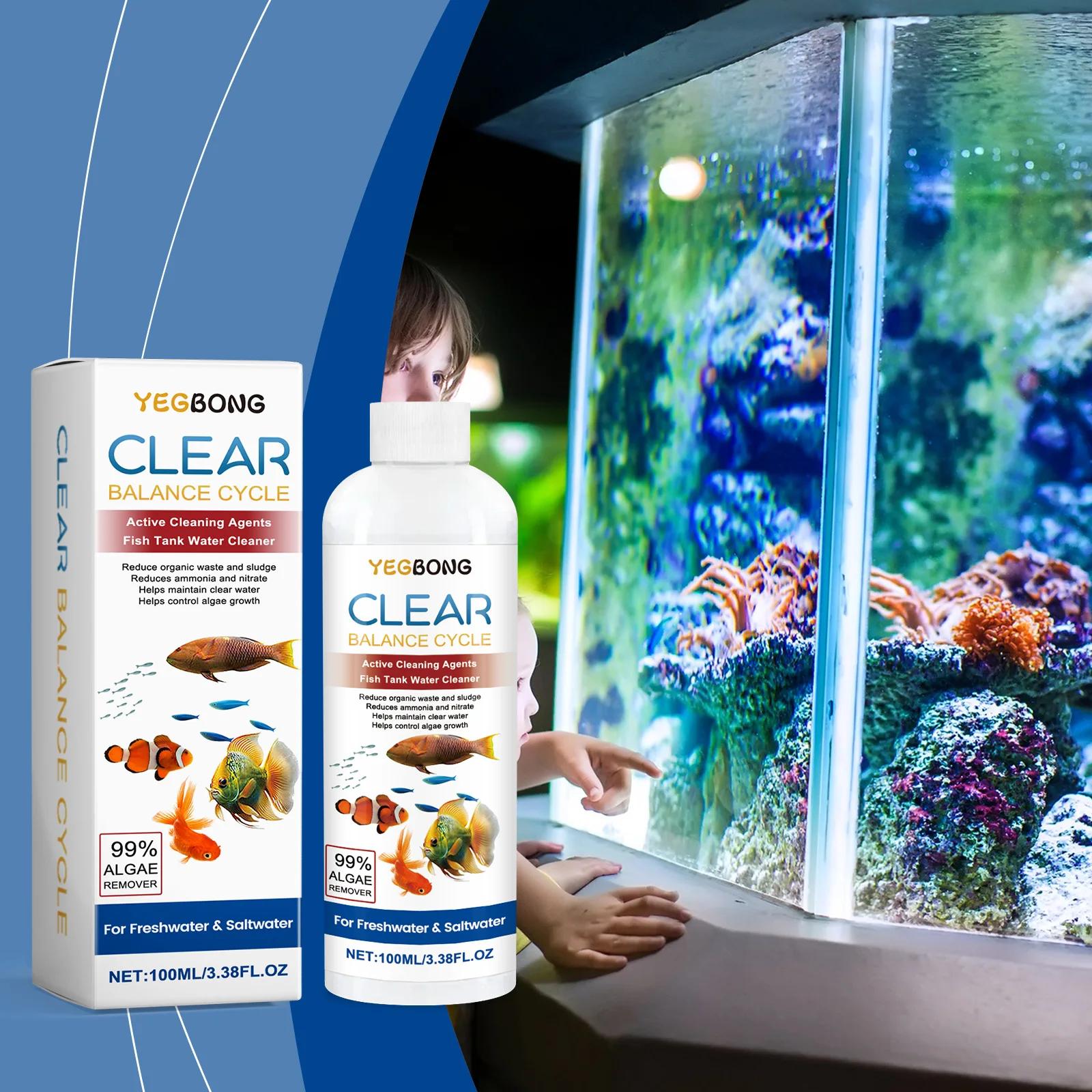 Środek do usuwania glonów w ak – Aquarium Fish Quality recenzja i cena