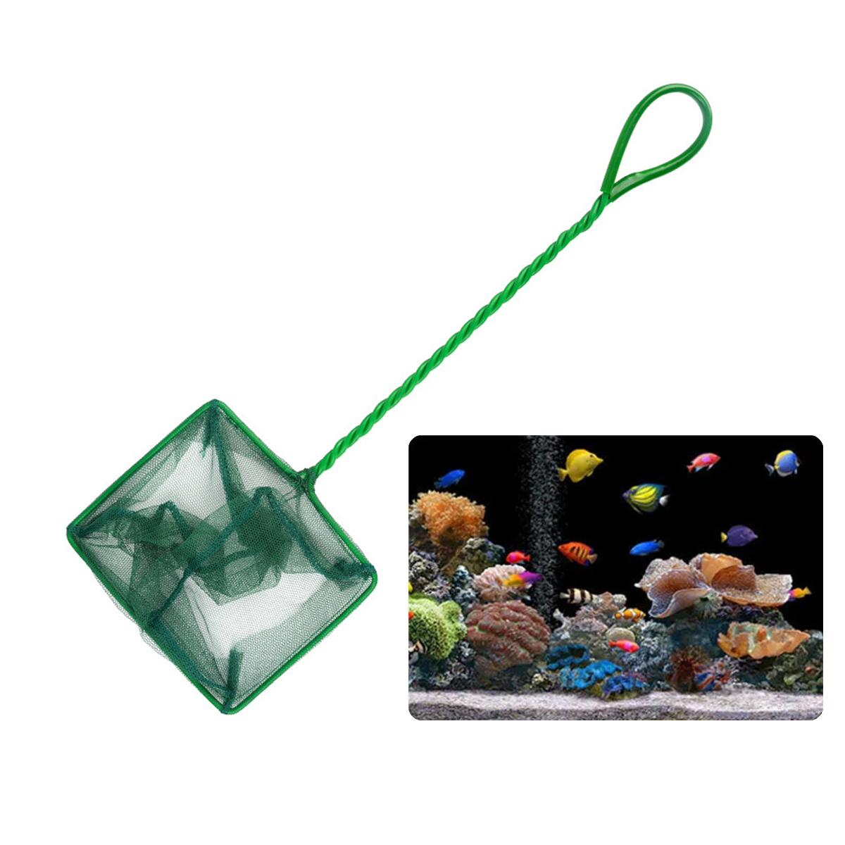 3 ~ 10 cali Przenośna nylonowa – Aquarium Fish Net recenzja i cena