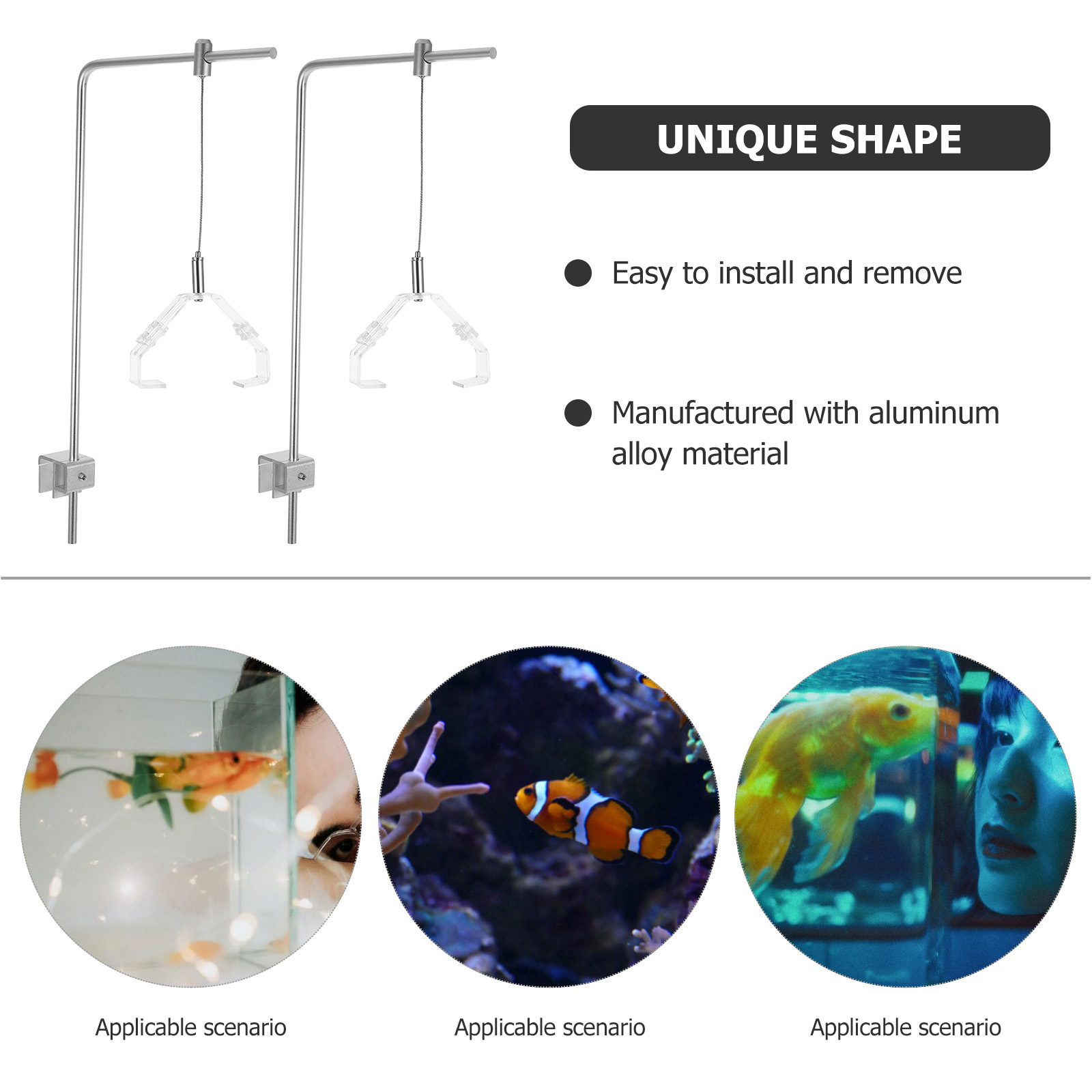 2 szt. Uchwyt do oświetlenia a – Aquarium Fish Lamp recenzja i cena